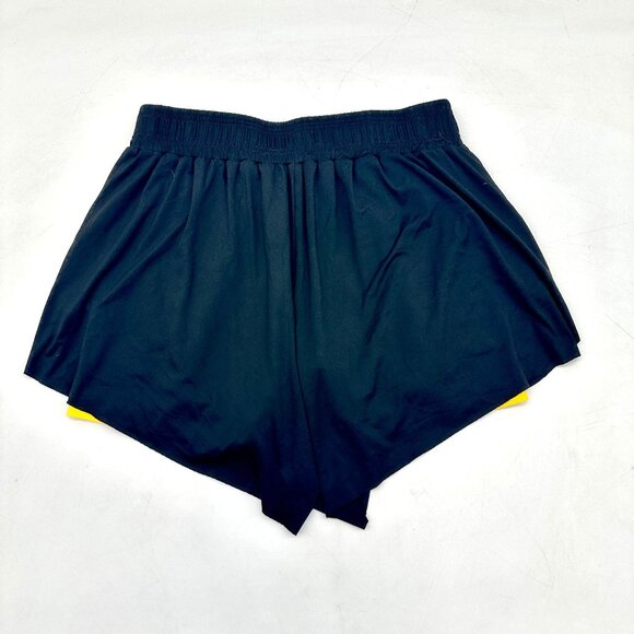 Sofibella Shorts Womens Pull On Gold Jewel Performance Athletic Black Yellow XS - Picture 2 of 11